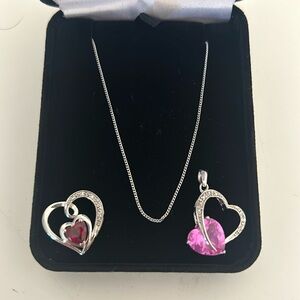 Sterling Silver Chain w/ Pendsnts